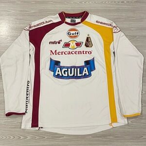 Mitre 2014/15 Authentic Deportes Tolima Colombia Soccer Jersey Men’s Size Large